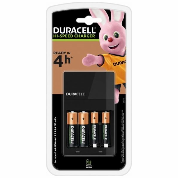 Nabíječka Duracell CEF14 + 4 dobíjecí baterie