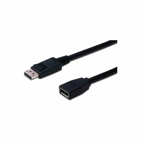 DIGITUS DisplayPort extension cable AWG 28 2xshielded bla...