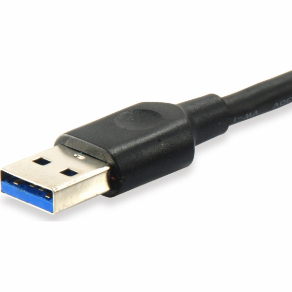 Equip kabel USB-A – USB-C USB 0,25 m černý (128343)