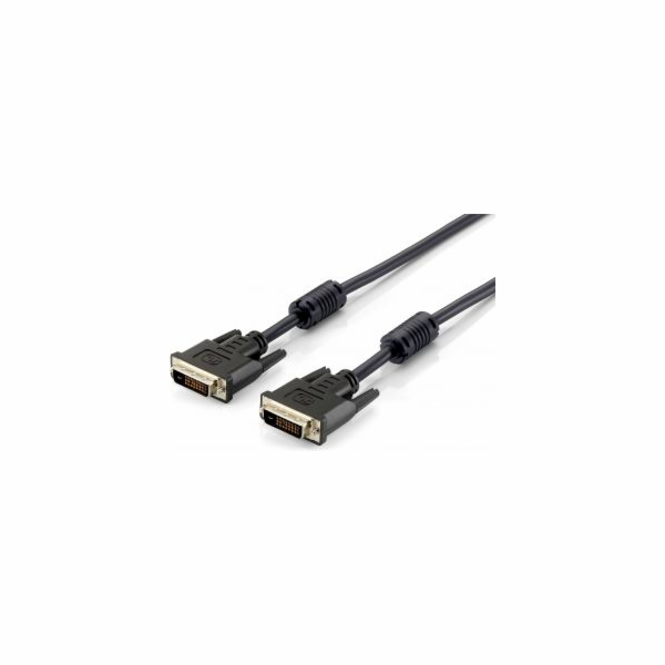 Kabel Equip DVI-D - DVI-D 1,8m czarny (118972)