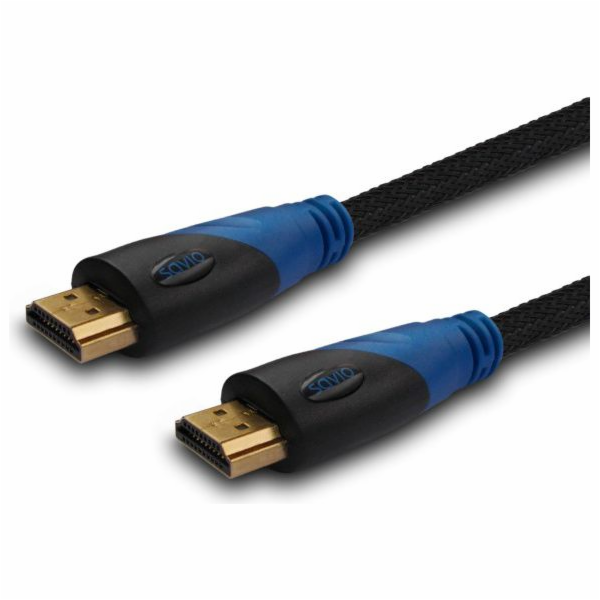 Savio CL-48 HDMI cable 2 m HDMI Type A (Standard) Black Blue