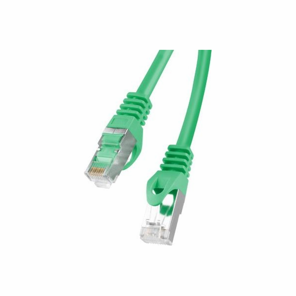 LANBERG Patch kabel CAT.6 FTP 10M zelený Fluke Passed  