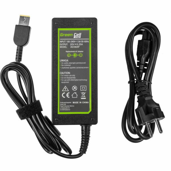 GREENCELL AD38AP Nabíječka Green Cell PRO do Lenovo 20V 3...