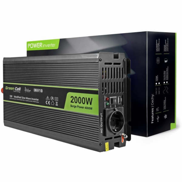 Green Cell INV10 12V/220V, 2000W/4000W