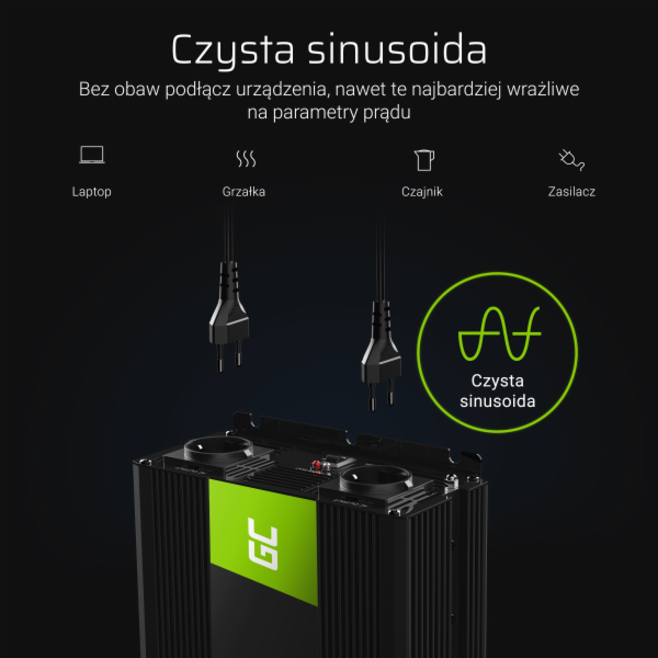 Invertor Green Cell Invertor Green Cell 24V až 230V Čistá...