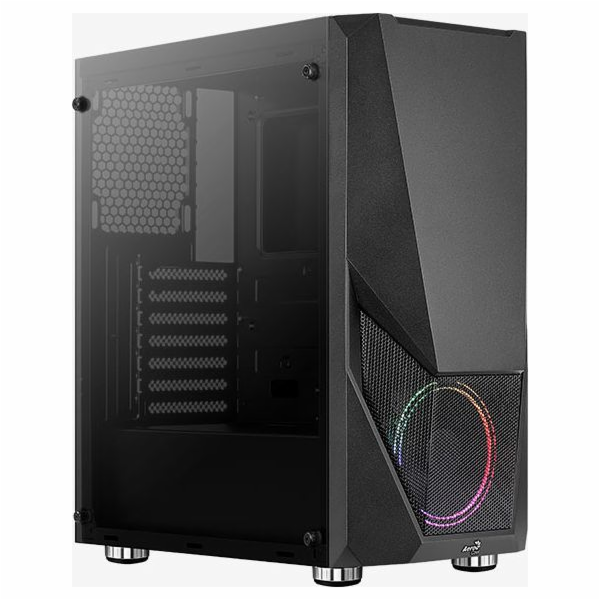Aerocool skříň MLG Zauron Saturn, midATX, 1x RGB LED vent...