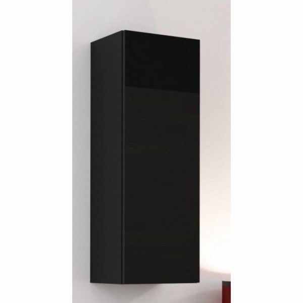 Cama Cabinet VIGO 90 plná 90/35/32 černá/černý lesk