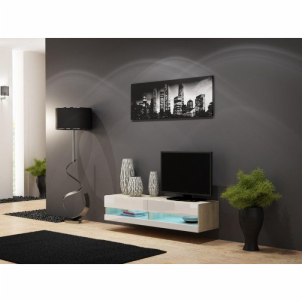 Cama RTVVIGO180N s/b televizní stolek/nábytek k multimedi...