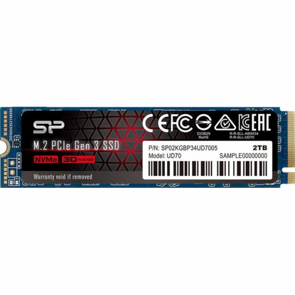 Dysk SIP SSD UD70 2TB PCIe M.2 2280 NVMe Gen 3x4 3400/300...