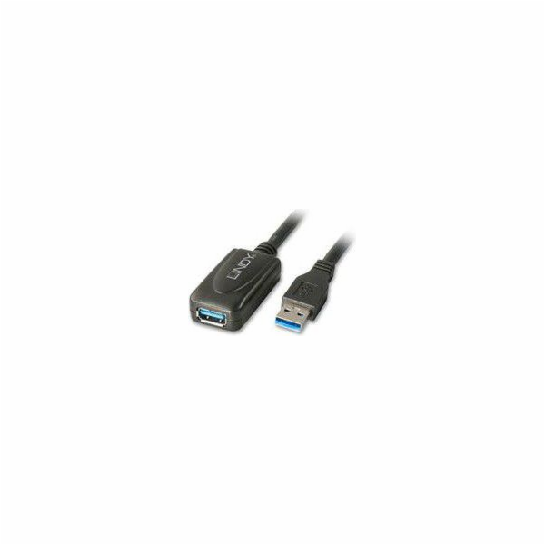 Aktivní prodlužovací kabel Lindy USB 3.2 Gen 1, USB-A sam...