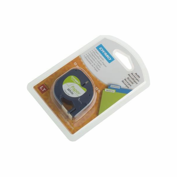 Dymo Letratag Band Paper white 12 mm x 4 m