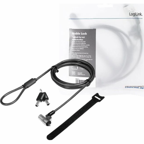 Bezpečnostní kabel LogiLink Bezpečnostní kabel notebooku,...