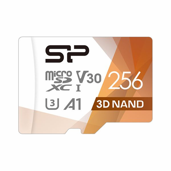 SILICON POWER memory card Superior Pro Micro SDXC 256GB U...