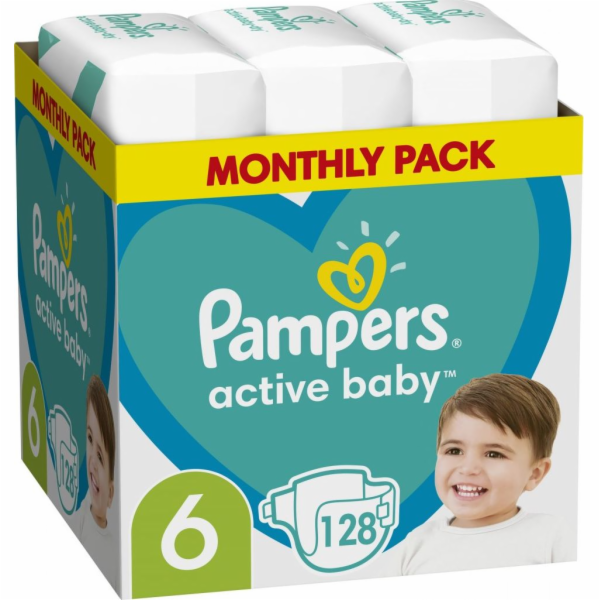 Plenky Pampers AB 6 128 ks.