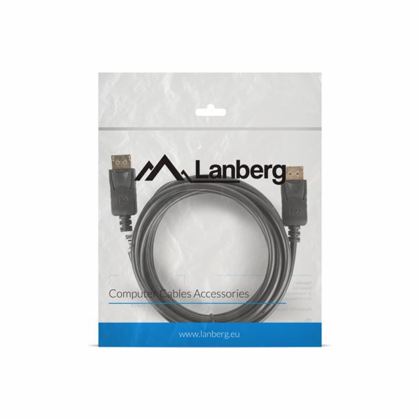 Lanberg DisplayPort kabel – DisplayPort 3m černý (CA-DPDP...