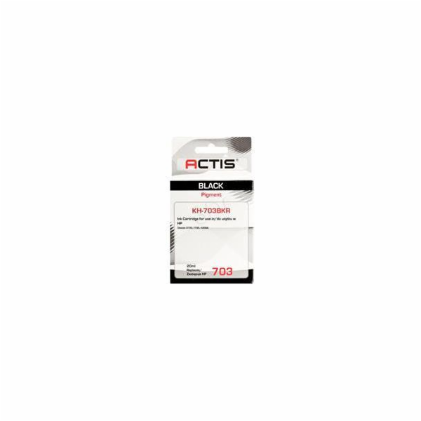 Actis KH-703BKR Inkoust (náhradní inkoust HP 703 CD887AE;...