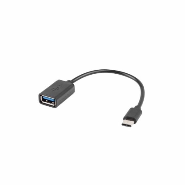 Lanberg USB-C USB-A 2.0 USB adaptér černý 0,15m