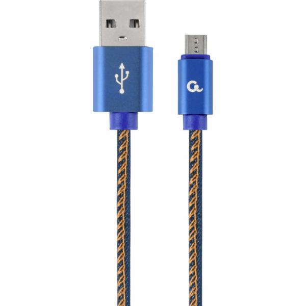 GEMBIRD CC-USB2J-AMmBM-2M-BL Premium jeans denim Micro-US...