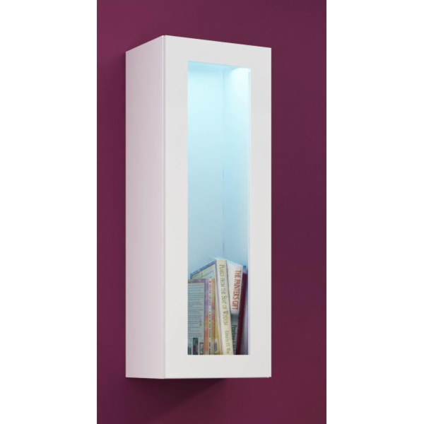 Cama Cabinet VIGO 90 sklo 90/35/32 bílá/bílý lesk