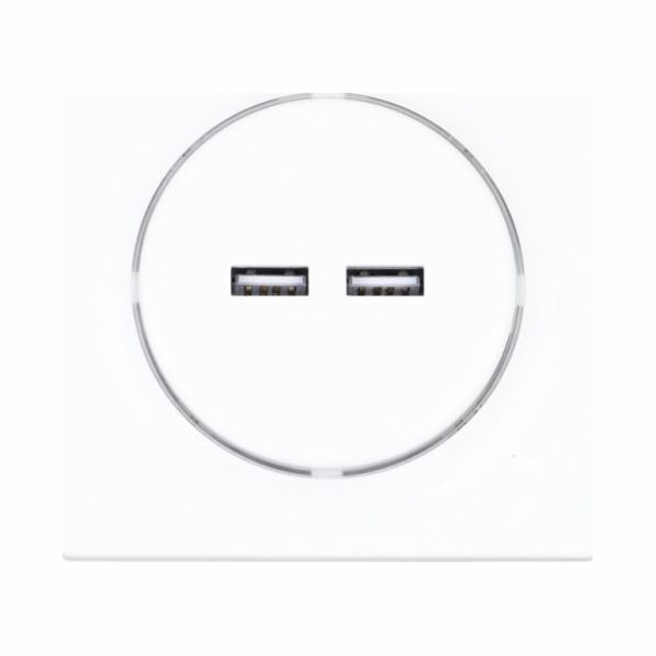Fibaro Walli N zásuvka 2x USB Bílá