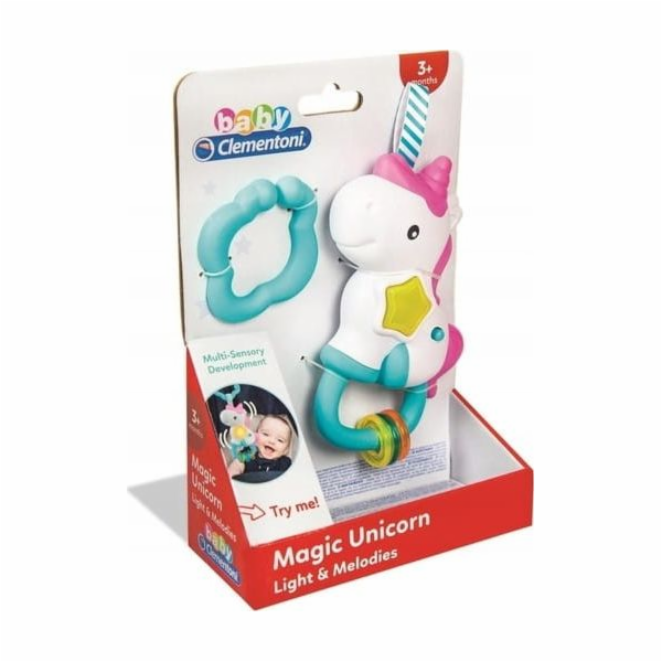 Clementoni Interaktivní chrastítko Unicorn 3m+ Clementoni