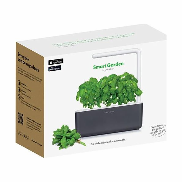 Click And Grow Květináč Smart Garden 3 šedý (CNG SG3 GRE)