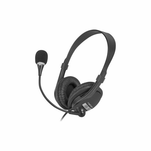 Natec sluchátka s mikrofonem Drone USB