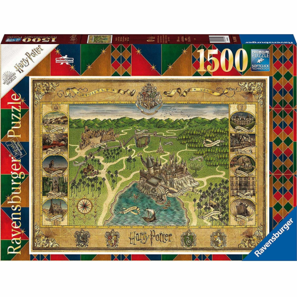 Ravensburger Puzzle Mapa Bradavic