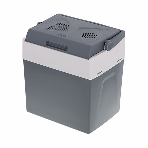 Adler AD 8078 chladicí box 28 l Elektrický Šedá, Bílá