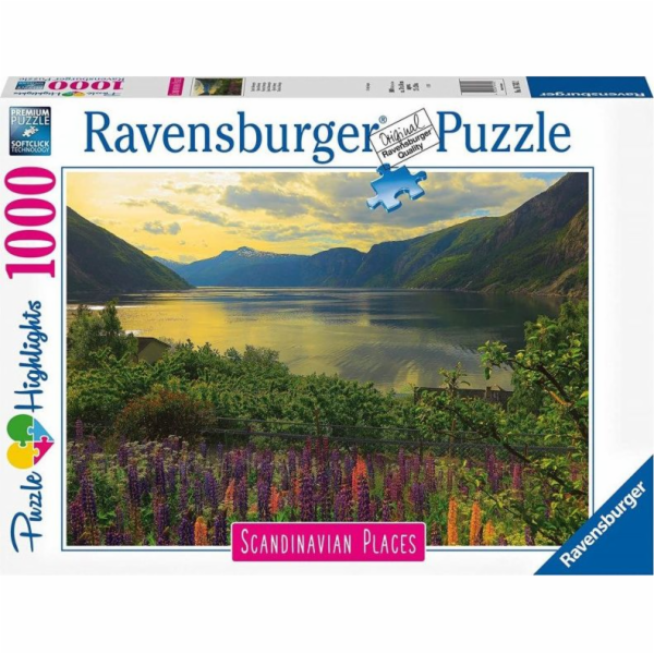 Ravensburger Puzlzle 1000 kusů Skandinávské krajiny 2