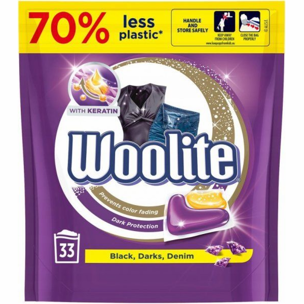 Woolite Black Dark laundry capsules 33 pcs.
