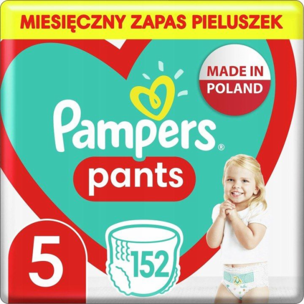 Pampers Pants Plenkové Kalhotky Velikost 5, 12 kg - 17 kg...
