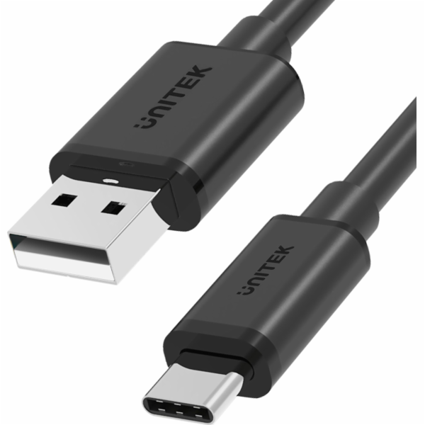 UNITEK USB CABLE USB-A — USB-C 25CM  Y-C480BK