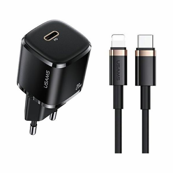 Usams nabíječka USAMS Load. síť. 1xUSB-C T36 mini 20W + U...