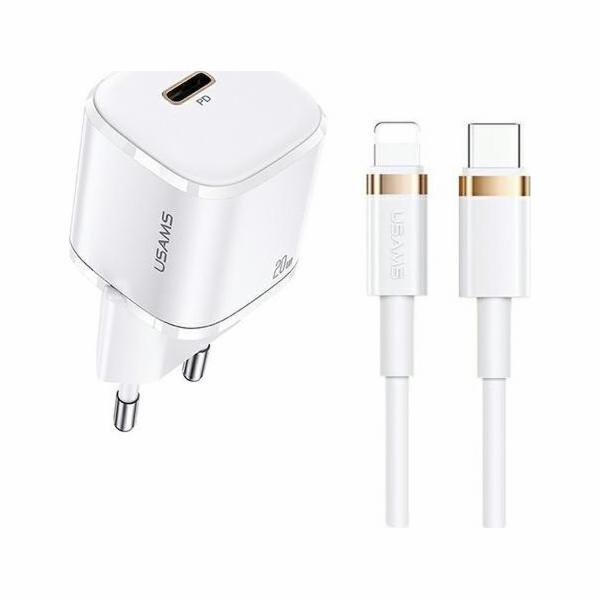 Usams nabíječka USAMS Load. síť. 1xUSB-C T36 mini 20W + U...