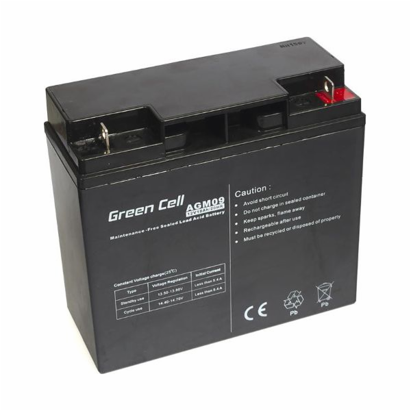 Green Cell 12V 18Ah AGM09 Akumulator
