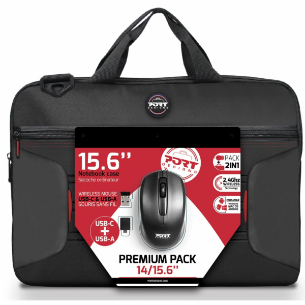 PORT DESIGNS Bundle Premium Pack pro 14/15.6" 501873