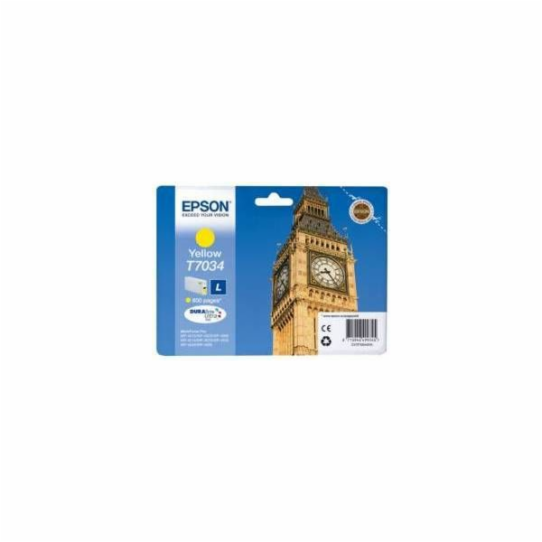 Epson cartridge L zluta T 703 WorkForce Pro       T 7034
