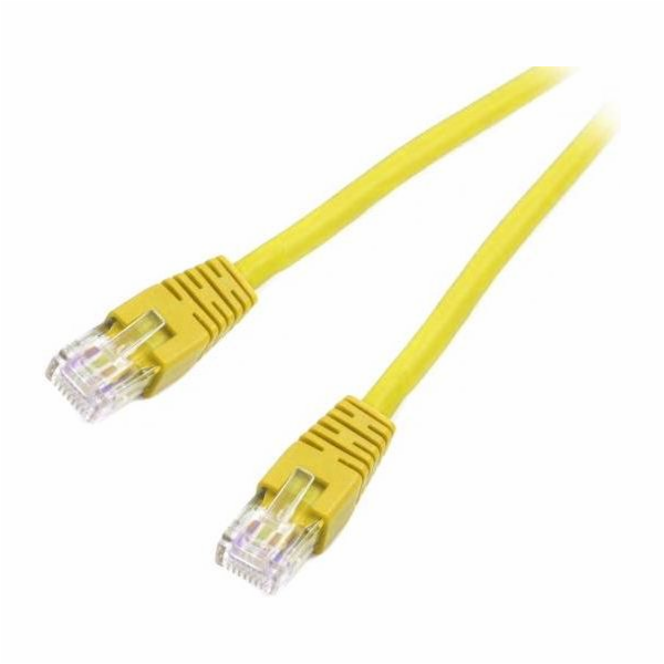 Gembird RJ-45 / RJ-45, kat.6, U / UTP, 2m, žlutá (PP6U-2M...