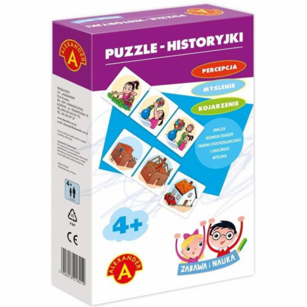 Puzzle Historyjki, Zabawa i Nauka
