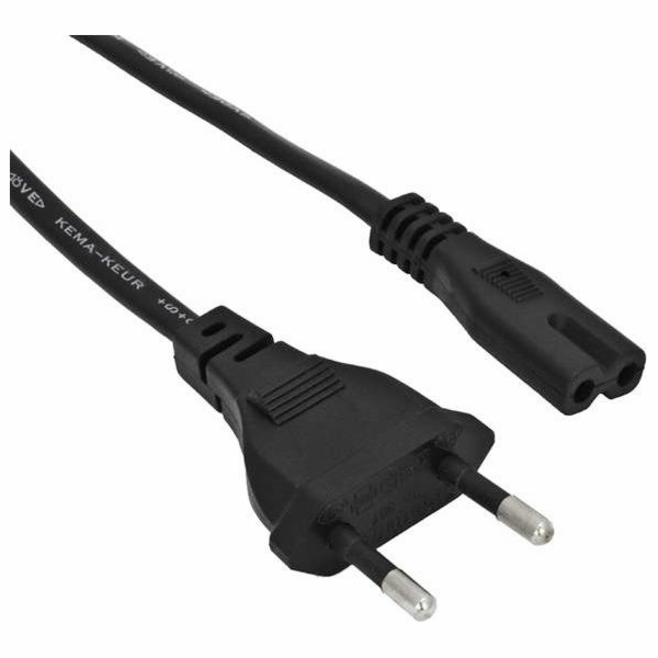 Akyga Napájecí kabel IEC C7 2pin 1.5m EU plug