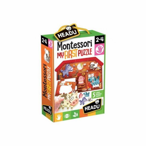 Hra Headu Montessori Moje první puzzle - Farma