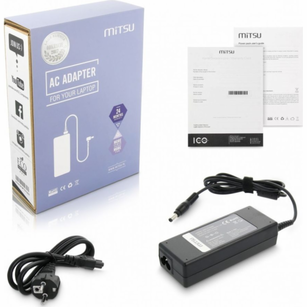 Mitsu 19V 3.95a (5.5x2.5) nabíječka / napájecí zdroj - to...