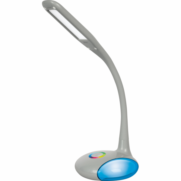 Activejet Stolní lampa LED VENUS GREY s podstavcem RGB