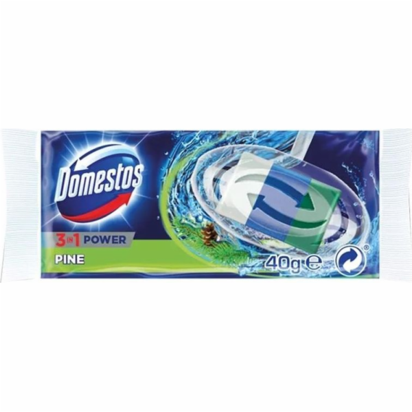 Domestos 3in1 Toilet Rim Block Borovice 1x40g