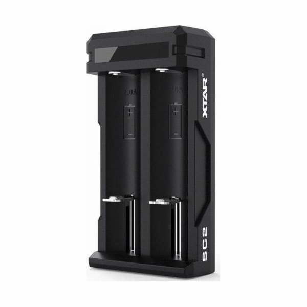 Fast charger for Li-ion Cylindrical Batteries 18650 Xtar SC2