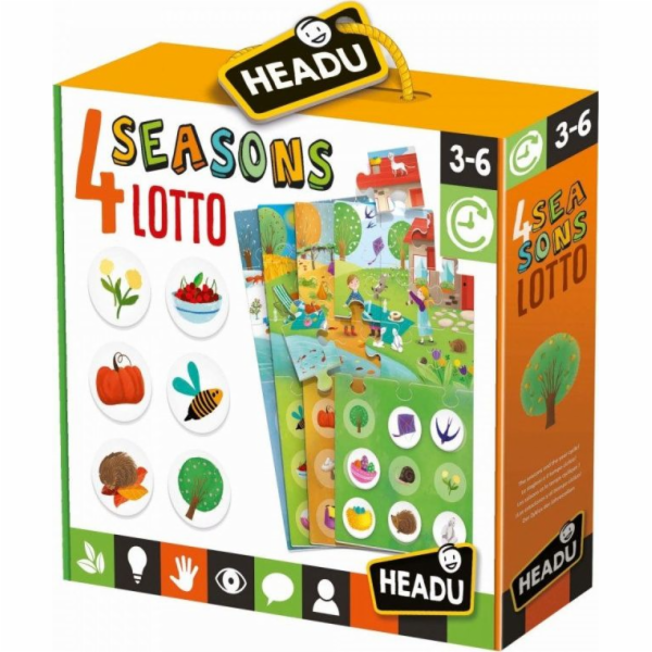 Puzzle HEADU Gra Lotto 4 pory roku