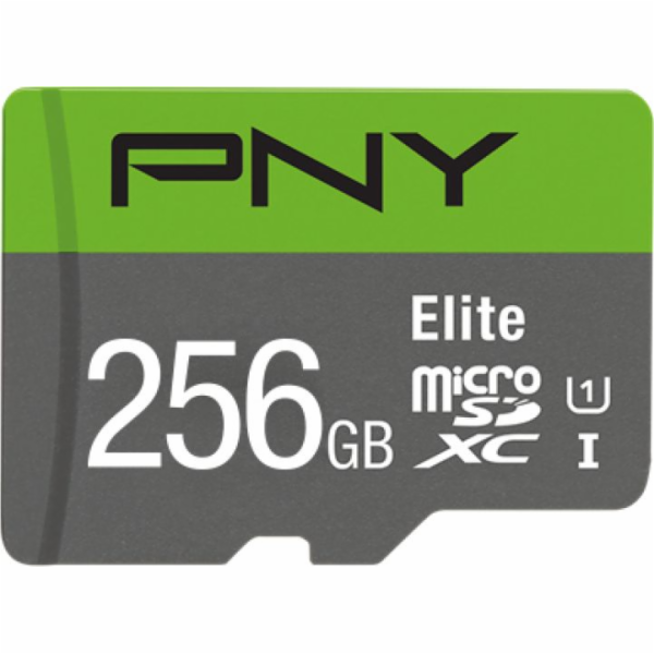 Paměťová karta PNY Elite MicroSDXC 256 GB třída 10 UHS-I/...