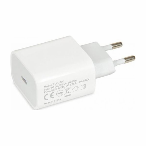 IBOX C37 1x USB-C 3A nabíječka (ILUC37W)