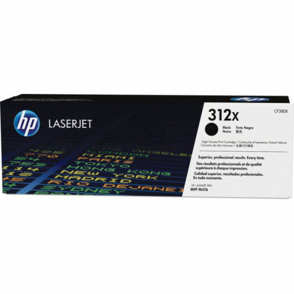 Tonerová kazeta HP CF380X č. 312X (černá)
